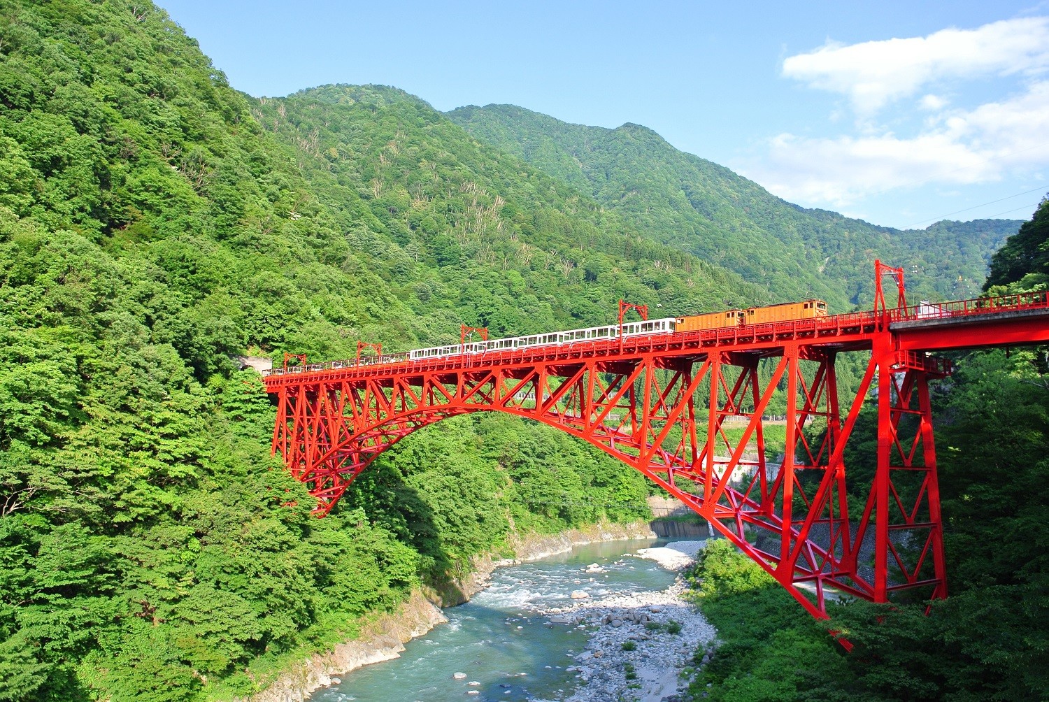 黒部峡谷トロッコ列車